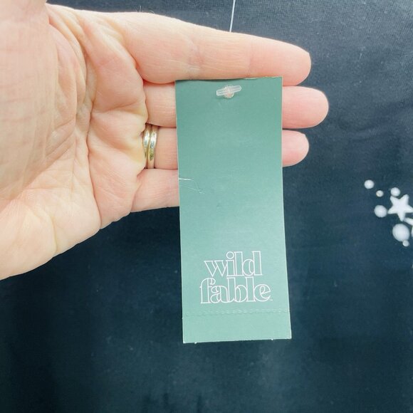 Wild Fable Women Small Oversized Perfect Hoodie Sweatshirt Black Disco Ball 328 - Picture 5 of 7